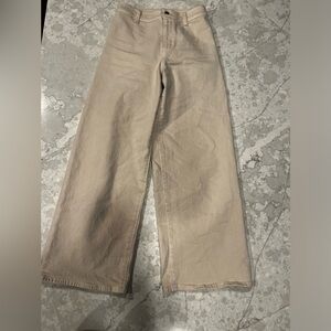 Universal thread cream wide leg pants